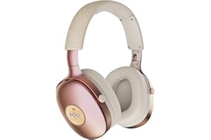 Marley House of Positive Vibration XL ANC Over Ear Kopfhörer Bluetooth - Noise Cancelling Kopfhörer kabellos aus nachhaltigen Materialien, 35 Std. Spielzeit, ANC Headphones mit Mikrofon, Copper