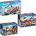 Produktbild PLAYMOBIL® City Action 3er Set 5337 5362 5363 Flughafenlöschfahrzeug + Feuerwehr-Leiterfahrzeug + Löschgruppenfahrzeug
