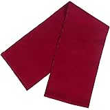 VORCOOL Copertura tastiera per pianoforte 128 x 15 cm (rosso)