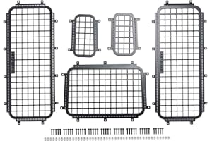 AXspeed - Kit di rete di protezione per finestre in metallo per 1/10 RC TRX-4 TRX 4 RC auto
