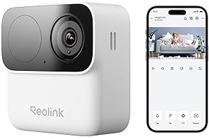 Reolink magnetisk trådlös säkerhetskamera med 9 månaders batteritid, dubbelband 2,4/5 GHz WiFi, AI-persondetektering, mörkerseende, 2-vägsljud, IP67, lokal lagring, ingen prenumeration, Argus MagiCam