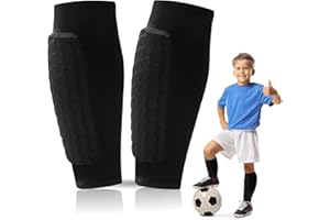 Schienbeinschoner Kinder Fussball, Afaneep Schienbeinschoner fußball Rundumschutz, Rutschfestes&Atmungsaktives Nylon-Design, Shin Pads Football Geeignet für Skifahren, Radfahren, Bergsteigen（S