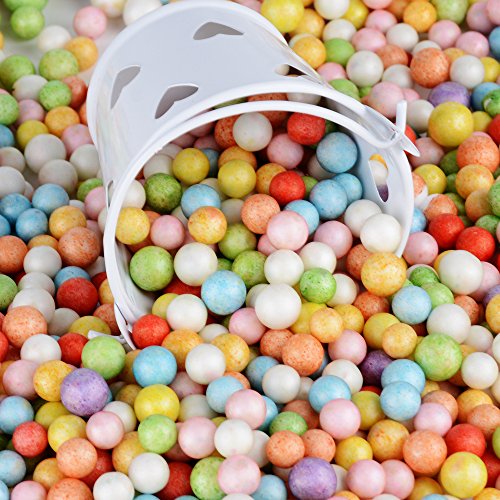 2 Beutel Mini Styroporkugeln Handwerk ca. 0,7 cm / 0,2 cm DIY Schaumstoff Dekoration Styroporkügelchen Füller - 3