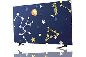 HERCHR Cubierta De TV Para Exteriores, Protectores Universales De TV Para Interiores/exteriores Para Smart TV, Protector De Televisión Colgante Elástico Universal Para El Hogar(65 pulgadas de largo)