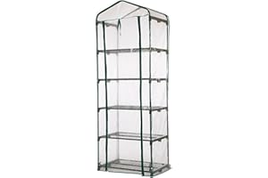 MACIUN Serra per piccole piante, serra portatile per coltivare piante, capannone da giardino, copertura per proteggere le piante da , pioggia, e neve