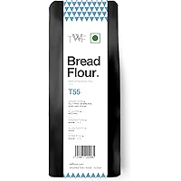 TWF Bread Flour T55 - Premium Unbleached Flour for Breads, Buns & Pizzas | Ideal for Home Baking | Bake Perfect Breads Everyt