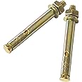 10 PCS M8*80mm Expansion Bolts,Hex Bolt Sleeve,Concrete Anchor (M8*80mm, 10)