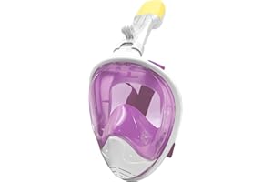 Jwintee, maschera da snorkeling, maschera da snorkeling, a prova di perdite, anti-appannamento, specchio impermeabile, vista panoramica a 180°, supporto per fotocamera rimovibile