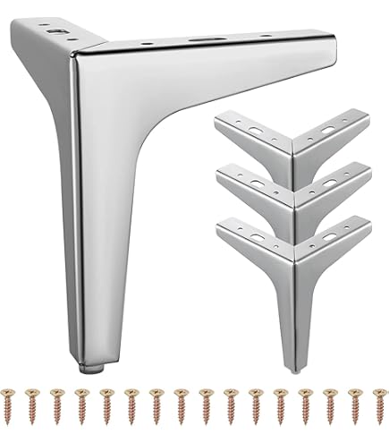 Emuca Lot De 20 Pieds Pour Meuble Alumix 8, Hauteur 12mm Plastique Peint En Aluminium