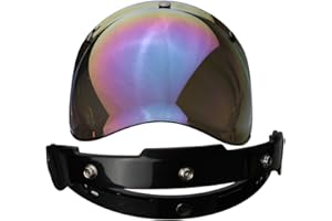 Alamor 3-Snap Bubble Shield Visier Rainbow Color Linse Für Biltwell Gringo Bonanza Helm
