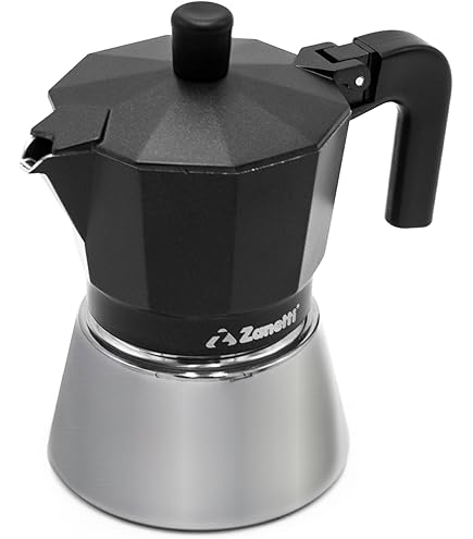 Caffettiera Moka Tognana Extra Style - 2 Tazze, Alluminio, Grigio, Manico Ergonomico Antiscottatura - Foto 2