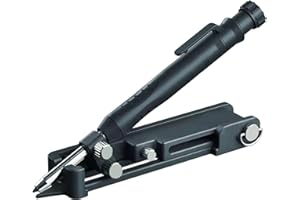 ORTUH Multi-Function Scribing Tool - Over 15 Marking Applications - Aluminum Alloy Scribe Tool With Deep Hole Pencil, Construction Pencil - DIY Woodworking Scribe Gauge Scriber Line Maker Measuring Tool