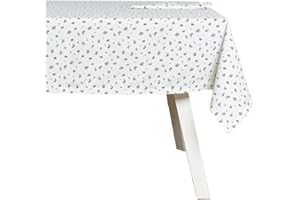 HOGARYS Juego Mantel mas Servilletas, Poliéster, Liber Original, 150_x_150cm