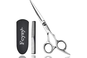 Professional Hairdressing Scissors Set Barber Scissors, Fcysy Hair Scissors for Hair Cutting, Haircut Scissors Hair Shears Hair Dress Scissors Haircutting Hair Dresser Beard Scissors for Men Women