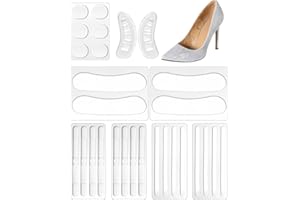 FUGLUS 28 Correas de Silicona para Zapatos de Tacón Alto, Tiras Protectoras de Gel Antideslizantes, Almohadillas de Apoyo para Pies, Con almohadilla para el antepié,para Zapatillas Deportivas