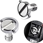 1/4 zoll Schrauben Kameraschraube Camera Mounting Screw 2 Stück Stativ Schraube für Kamera-Stativ Schnellverschluss Platte Ei