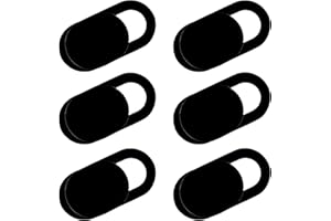 HOLEMZ Camera Cover 6 Stück Kamera Abdeckung Schwarz Anti-Spionage Ultra Dünne Slide für Computer Laptop Tablets Smartphone PC Handyzubehör Schutz Ihrer Privatsphäre Online