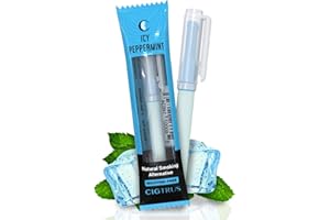 Cigtrus Smokeless Air Inhaler - Tobacco-Free, Nicotine-Free, & Non-Electric | Oral Fixation Relief Aid | Habit Replacing Breathing Stick | (Blue)