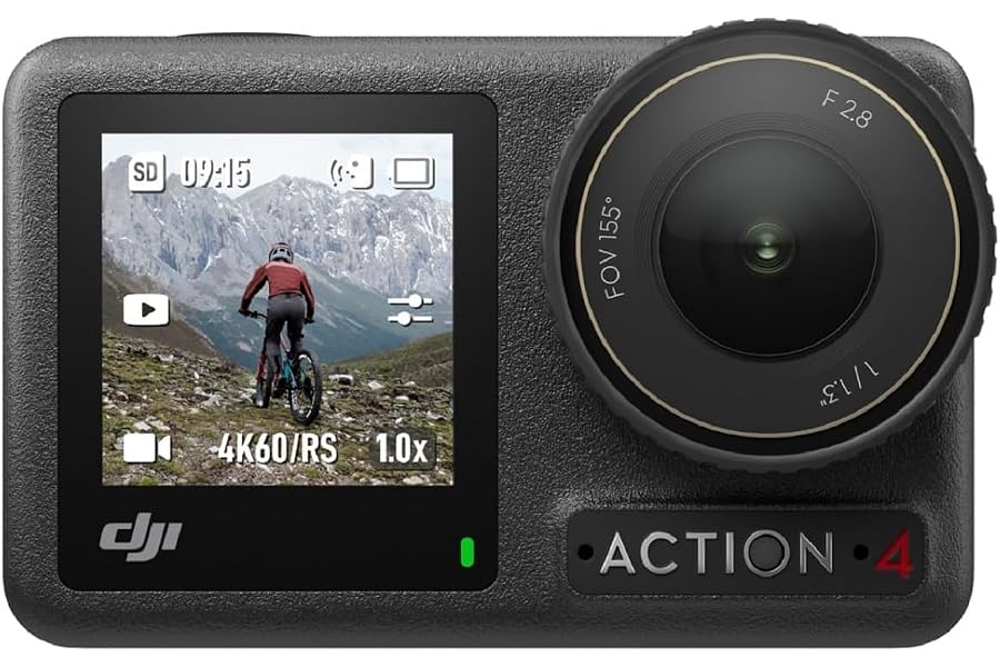 DJI Osmo Action 4 Pack Estándar: cámara de acción sumergible 4K/120 fps con un sensor de 1/1.3 pulgadas, gran rendimiento con