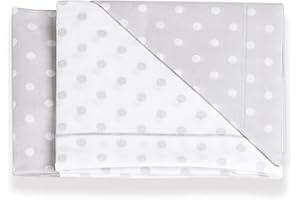 Italbaby Set 3 Pezzi Lenzuoline Per Carrozzina In Puro Cotone, color Multicolore, 3 Unità