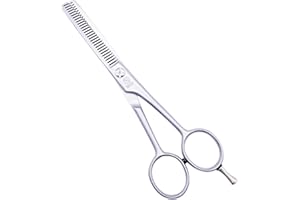 NTS-Solingen Hundeschere/Fellschere - Dog-Pet Line ROSTFREI, matt satiniert • Fell-Modellierschere (Zähne einseitig) Effilierschere (Zähne doppelseitig) (6,0-30ZD = 15 cm 30 Zähne doppelseitig)