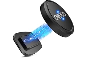 MERUYOO Magnetic Holder for OOONO CO-Driver NO1 - Sturdy Metal Mounting System with 3 Neodymium Magnets, Universally Compatible with OOONO NO1 Radar Detector (1)