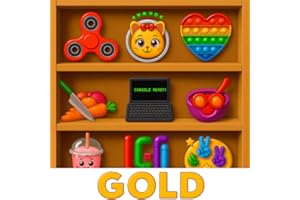 Mini simulador ASMR - Juegos relajantes y divertidos - Simulador de juguetes antiestrés - ORO