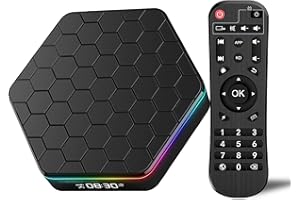 EASYTONE Android TV Box 12.0, TV Box Android 2025 4GB RAM 64GB ROM H618 Quad Core Cortex-A53 CPU, Android Box 6K 4K WiFi6 2.4G+5G Dual-WiFi Bluetooth 5.0 LAN 100M Ethernet HDR10+ 3D H.265 Smart Box für tv