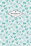  Notizbuch Kariert: Für Ärzte und Anhänger der TCM, Energiemedizin und alternativer Heilmethoden  Motiv: Minty Icons  120 Seiten  Superhandliches 6x9 Format  Soft Cover