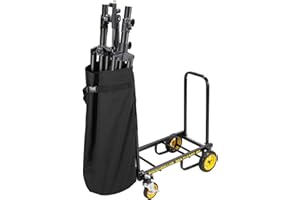 Rock-N-Roller Handle Bag with Rigid Bottom for R2 Multi-Carts (RSAHBR2) Black
