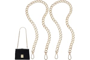 PH PandaHall 2pz 60cm Catena per Borsa Oro Catena Corta per Borsa in Metallo, Catene di Ricambio Borse in Alluminio per Donna Borsetta Borse a Spalla Pochette Fai Da Te