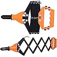 ULTRAFAST 32'' Lazy Tong Type Hand Riveter 800mm Single Pull Action Pop Rivet Gun Fast Hitting Professional Folding Extending Riveting Tool for Metal Furniture Automotive Home Workshop