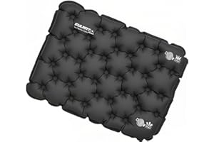 EULANT Cojines de Asiento Inflable,Cojín de Aire Impermeable,Suave Cojín del Avión,Hinchable Esterilla para Camping Viajes Kayak Mochilero Conciertos Estadio Playa Césped Suelo,Inflado por soplado