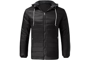 ZRYAZQ Doudoune Homme Hiver Manteau Homme Avec Poche Veste Chauffante Homme Casual Chic Sweat A Capuche Homme Blouson Homme Chaud Doudoune Chauffante Homme Veste Moto Homme Veste De Travail Homme