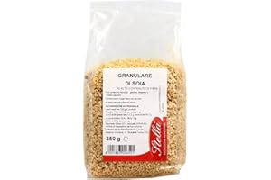 STELLA EVOLUZIONE ALIMENTARE Granulare di Soia | Stella Foods | Dieta Vegana e Vegetariana | Ingrediente per Preparazioni Vegetali | 6 x 350g | Pacco da 6 Confezioni