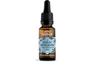 BIOFLORAL - 29 Star of Bethlehem, Étoile de Bethléem BIO DEMETER - Espoir - Fleur de Bach Authentique - Compte-gouttes 20 ML