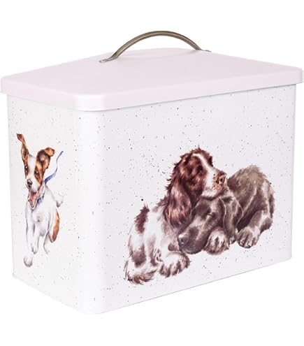 Wrendale Keksdose Weihnachten - Metall Dose Mit Hunde Motiv 8x14cm Rund