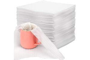 ZYEKIU 40-pack skumfolie, förpackningsmaterial återanvändbar, bubbelwrap lätt, förpackningsskum buffert för förpackning lagri