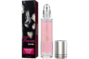 Keptfeet Pheromone Oil pour Les Femmes, Parfum Intime pour Les Femmes pour Attirer Les Hommes, Venom Parfum Phéromones, Roll- Pheromone Infused Oil Perfume Cologne, 10 L