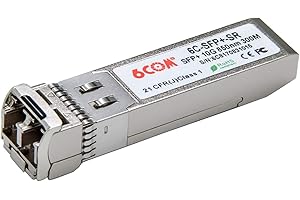 6COMGIGA 10G SFP+ SR Transceiver Module, 10GBase-SR SFP+ LC Multimode Module for Netgear AXM761(DDM, 850nm, 300m)