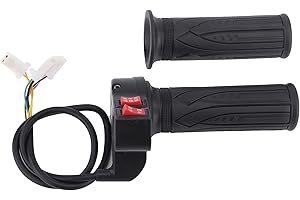 ‎HAPIVIDA 1 Pair Electric Bicycle Throttle Grip 3 Speed Control Throttle Handle Handlebar Grip for Electric Bicycles with Forward and Reverse Gear