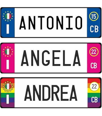 Targa Provvisoria In Alluminio Anteriore E Posteriore - Stampa UV Ad Alta Risoluzione - Garanzia 20 Anni - Foto 5