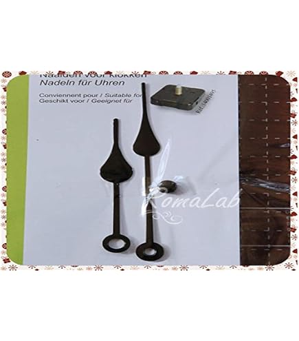 Mécanisme + 3 Aiguilles Pour Horloge – Artemio Rayer – Métal – Neuf – Compatible Pendule