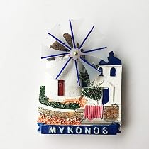 Magnete per frigorifero 3D Grecia Insalata Grecia Souvenir, decorazione per la casa e la cucina, magnete frigorifero Grecia