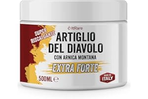 ITRARE CONFEZIONE XXL 500ml - Artiglio Del Diavolo Pomata Gel con Arnica Montana | Crema Extra Forte