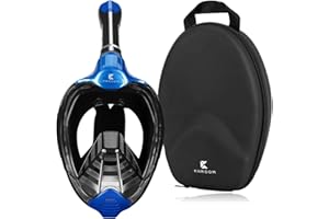 Khroom Maschera da Immersione Integrale | CO2 senza rischio Garanzia di DEKRA | per Adulti e Bambini | Maschera da snorkeling | Seaview X