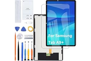 HLYGZX Display Bildschirm für Samsung Galaxy Tab A9+ A9 Plus X210 X215 X216 LCD Bildschirm Ersatz Assembly Reparatur Kit (schwarz,11 Inch)