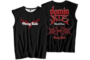 PHARCOYOU Stray Kids Dominate World Tour SKZ Débardeur de sport sans manches pour femme et homme