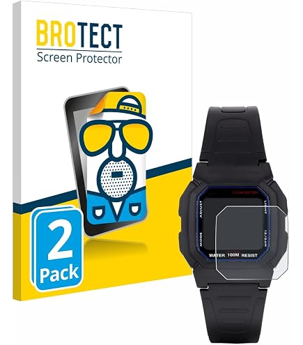 BROTECT Panzer Glas Für Casio ECB-800 | 9H Displayschutz Mit Anti-Fingerprint