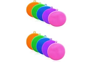 BOBOZHONG Kitchen Silicone Sponge, 5 Pieces Silicone Cleaning Brush, Dishwasher Detergent, Antibacterial Sponge Washer, Multifunctional Cleaning Brush for Washing Vegetables, Fruit Bowls, Dish Pot
